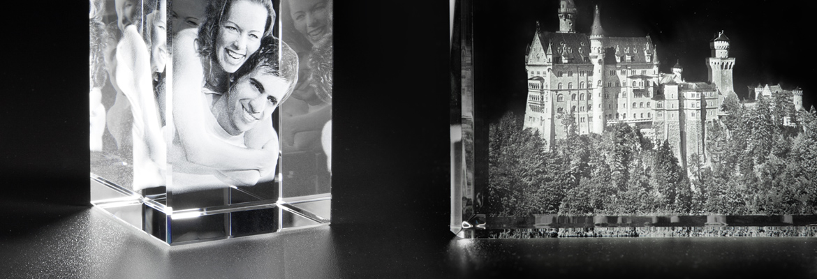 Contento Laserinnengravur 3D vom Foto