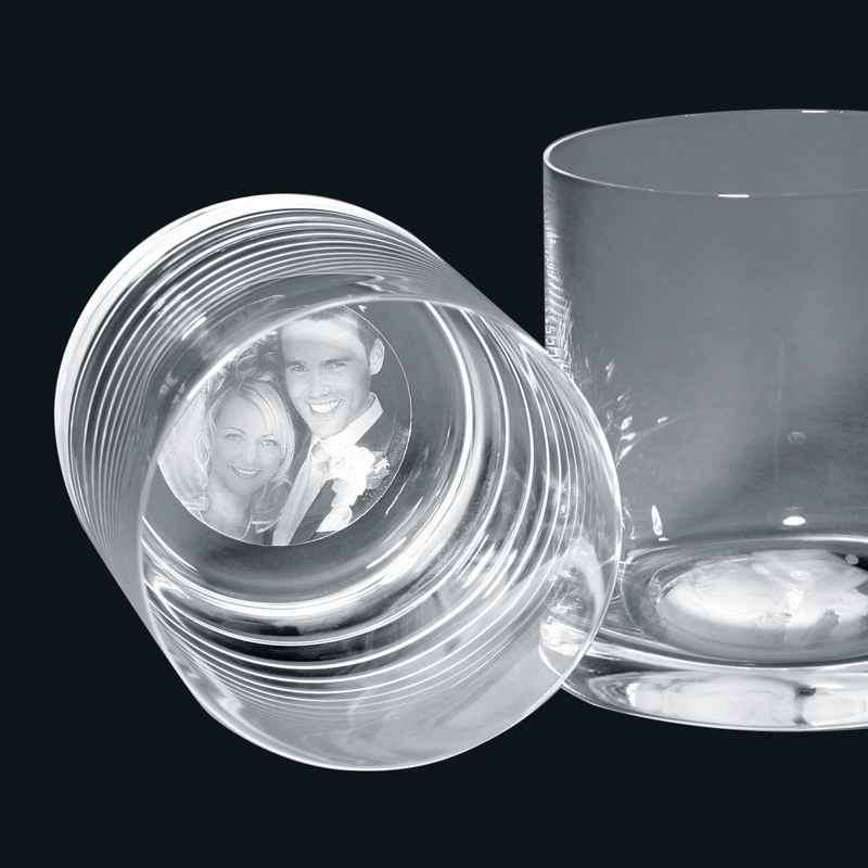 2D Foto im Trinkglas