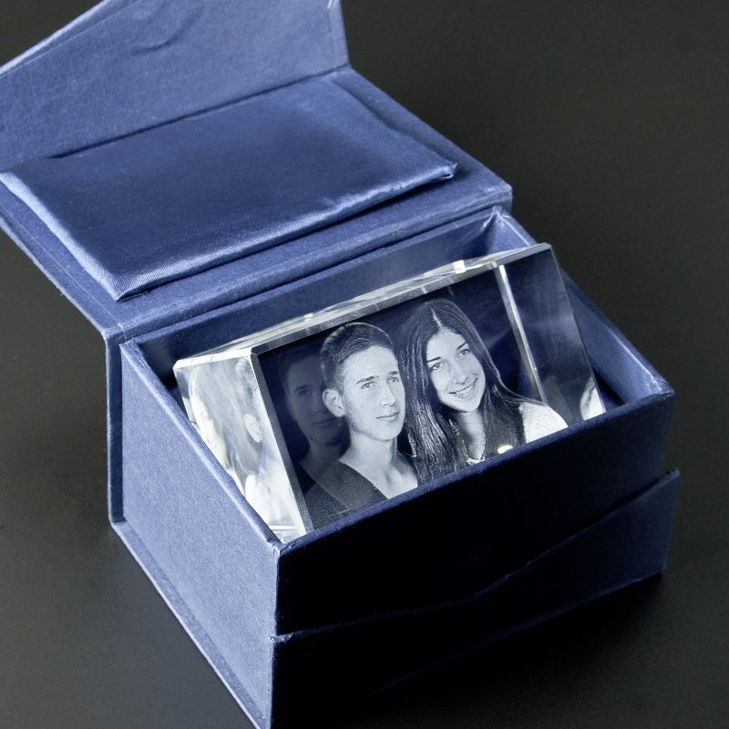 Contento 3D Glasfoto Geschenkbox
