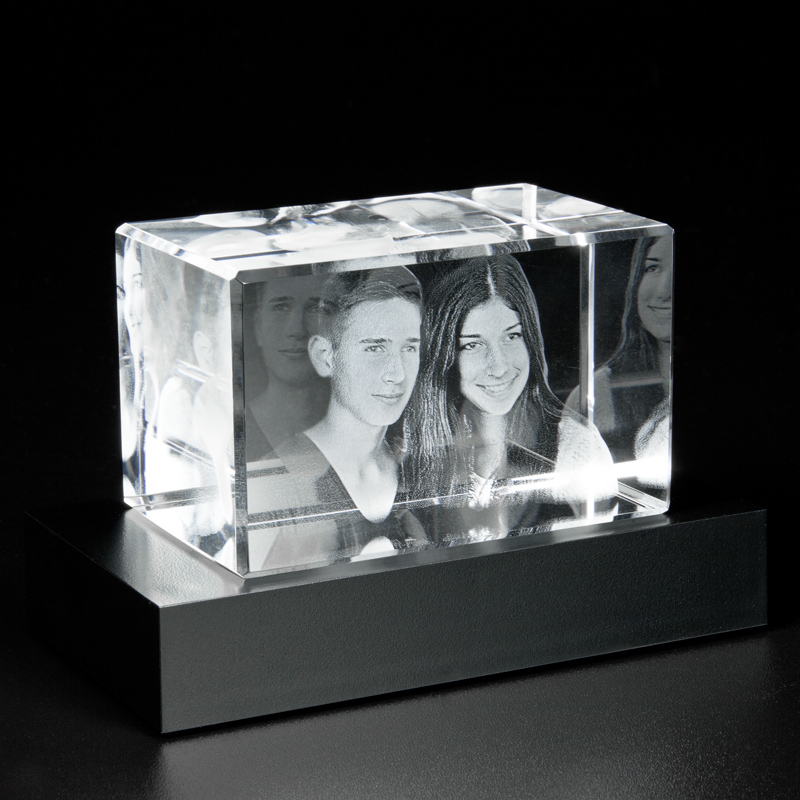 Contento 3D-Glasfoto mehrere Personen