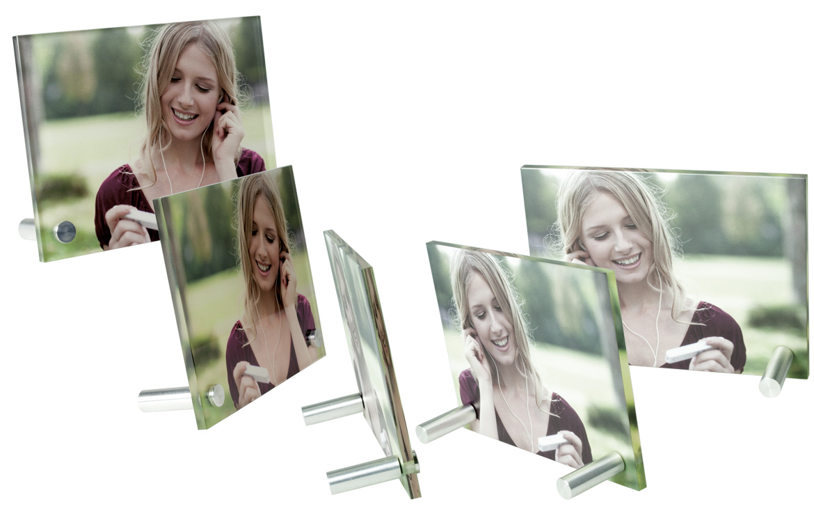 Contento farbiger Direktdruck auf Glasfoto