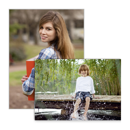 Contento persönliches Wandbild Alu-Verbund hoch-quer